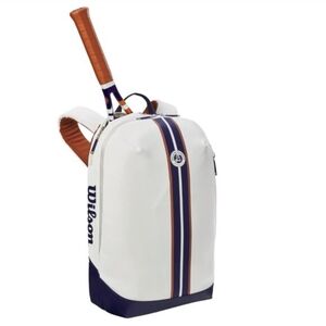 Wilson | Roland Garros Tennis Backpack Paris Racquet Bag White Blue Brown Stripe